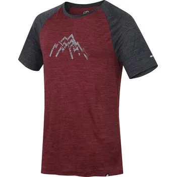 Pánské tričko Hannah Tarben Rhododendron/Dark Gray 2XL