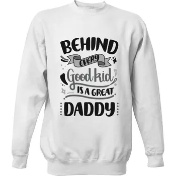 Pánská mikina Mikina bez kapuce Unisex s potiskem Great dad pánské