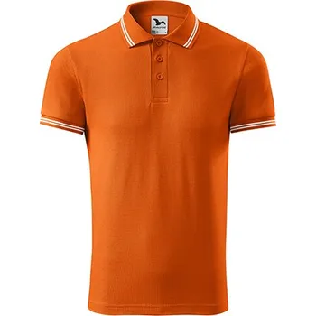 Pánská košile MALFINI Polokošile pánská Urban oranžová XL