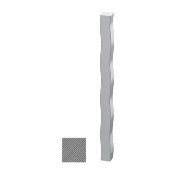 Zábradlí čtyřhran okovaný KSO3, 3 m - čtvercová plná tyč 14 x 14 mm okovaná, bez povrchové úpravy, prodej v délkách 1, 2, 3, 4, 5 a 6 m