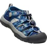 KEEN Dětské sandále KEEN, model NEWPORT H2 - camo/bright cobalt Velikost dětských bot: 32/33