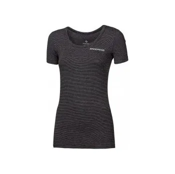 Progress ARGILA černá S; Černá triko + DÁREK DLE VÝBĚRU!