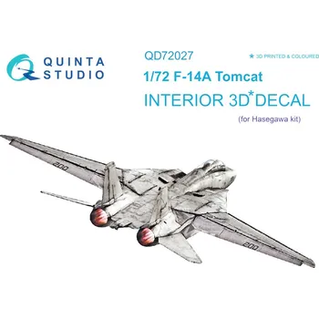 Plastikový model Quinta studio 1/72 F-14A 3D-Print&col.Interior (HAS)