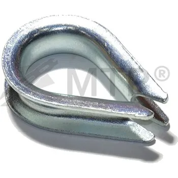 Lano MTR Očnice lanová B DIN 6899 Velikost: 3mm, Varianta: Očnice lanová B DIN 6899., povrchova-uprava: Zn