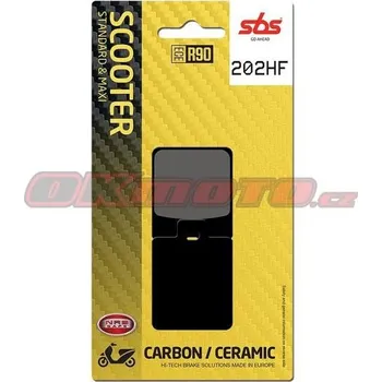 Brzdová destička Přední brzdové destičky SBS 202HF - Vespa ET4 150, 150ccm - 02>