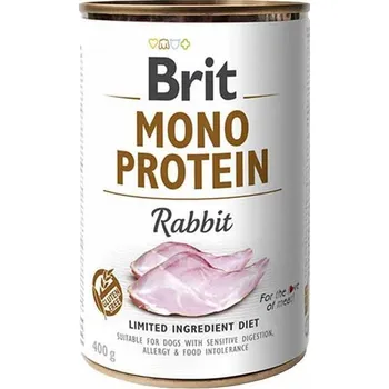 Pro psa Brit Mono Protein - Rabbit konzerva 6x 400 g