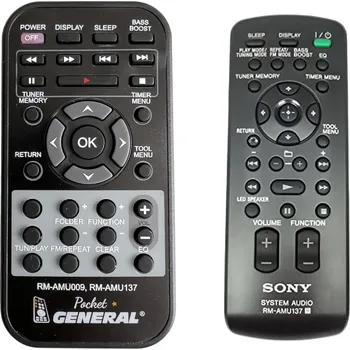 Dálkový ovladač SONY RM-AMU137 - dálkový ovladač duplikát