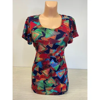 Červená halenka SELIP, Barva Červená, Velikost XL48, Materiál 96% Viskoza 4% Lycra