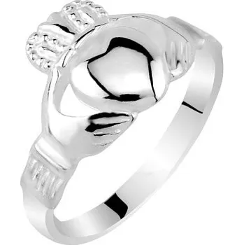 Prsten Dámský celostříbrný prsten CLADDAGH