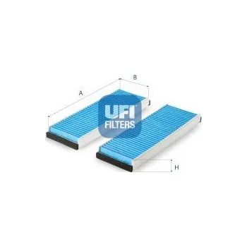 Ventilátor topení a klimatizace Filtr, vzduch v interiéru UFI 34.153.00