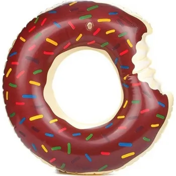 Nafukovací kruh Sport best Nafukovací kruh XXL Donut čokoládový 100 cm
