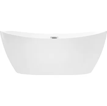 Vana BESCO vana volně stojící AYLA, 1700×800, bílá, sifon chrom, sanitární akrylát VANAYLA170