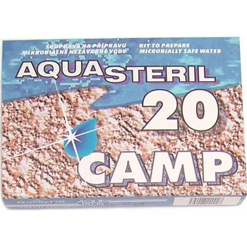 Vybavení pro přežití AQUASTERIL CAMP Dezin.vody přípr.5x20l