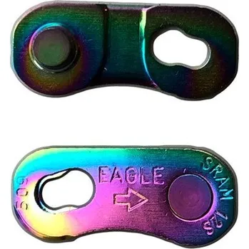 Řetěz na kolo PowerLock Eagle Rainbow spojka 12rychlostní (balení Bulk 50 ks) (Spojka retezu sada Sram Eagle Rainbow, 50 ks. Power Lock 12-st.)