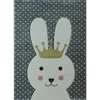 Koberec Berfin Dywany Dětský kusový koberec Smart Kids 22414 Grey Rozměry koberců: 120x180