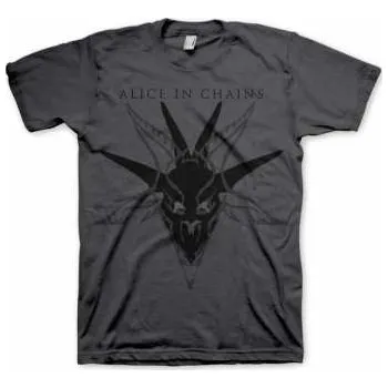Pánské tričko Merch Alice In Chains: Tričko Black Skull XL