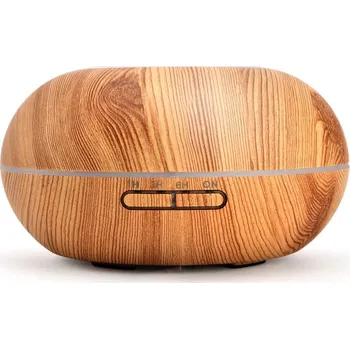 Zvlhčovač vzduchu aroma difuzér Sumó, osvěžovač a zvlhčovač vzduchu, imitace světlého dřeva