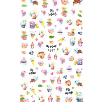 Nailee Samolepky barevné Oh Sweet Miss Colour F647