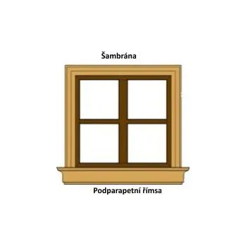 Stavební materiál Dekora-Stuck Šambrána 150x52mm