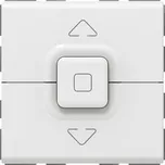 MOSAIC DVOJITÉ TLAČÍTKO PRO OVLÁDÁNÍ ŽALUZIÍ BÍLÁ LEGRAND 077025