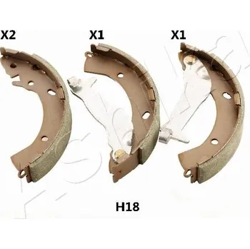 Brzdová čelist Sada brzdových čelistí ASHIKA 55-0H-H18