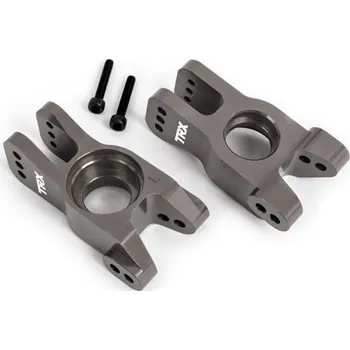 RC vybavení 1:8 Traxxas Sledge 4WD TQi: Těhlice zadní, hliníková, titanově eloxovaná (levá a pravá)