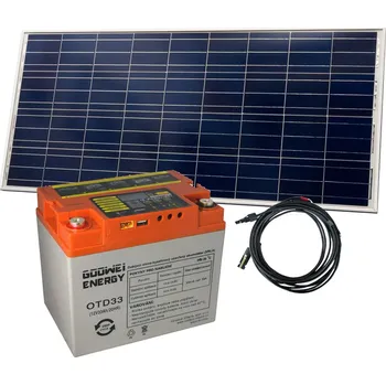 solární set Goowei Energy OTD33 a solární panel Victron Energy 115Wp/12V