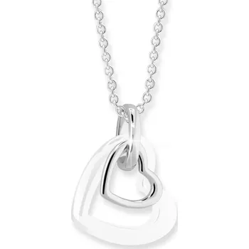 Náhrdelník Cerafi Náhrdelník srdce CUORE BIANCO 321