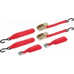 KREATOR KRT555004 - Upínací pás ráčnový a upínacící gumy (sada 8ks) + 1X pracovní rukavice zdarma