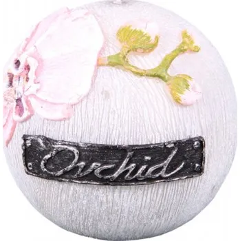Svíčka Svíčka ORCHIDEA PROVANCE KOULE zdobená d8cm