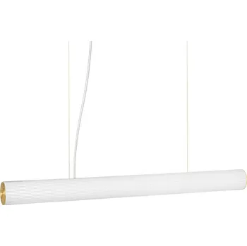 Ferm Living Závěsná lampa Vuelta 100, white/brass
