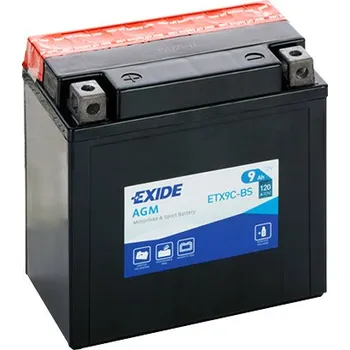 Motobaterie Exide YTX9C-BS, ETX9C-BS