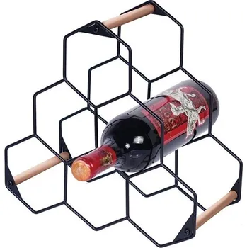 Stojan na víno Berlingerhaus Black Rose Collection BH-6772 6 lahví černý