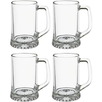 Keramický dřez Secret de Gourmet Pivní třetinky, 4 ks, 320 ml, skleněné