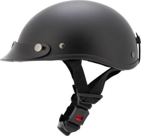 Braincap Helma na motorku černá, na chopper XL