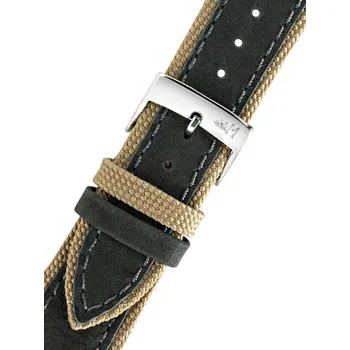 Kožený řemínek Morellato Vecellio 5332C38.090 M, šedý - 18 mm