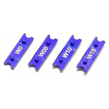 RC náhradní díl Kyosho Front Spring Mount R246 Mini-Z MR03-W (0-0.5-1-1.5mm) Alu - expresní doprava