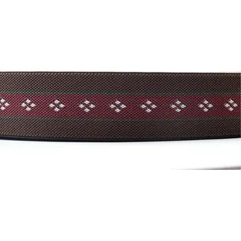 Textilní guma Pruženka šlová 30mm čokoládová