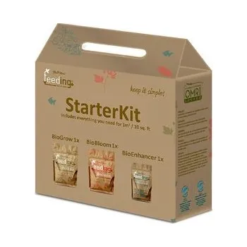 Hnojivo Green House Feeding StarterKit BIO (Kompletní sada sypkého hnojiva GHS - Powder Feeding obsahuje Grow, Hybrids a 2x Booster. Zvýhodněný set hnojiv pro asi 20 rostlin.)