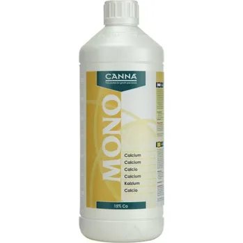 Canna Mono Vápník/Calcium (Ca 12%) 1L (Jednosložková výživa rostlin Canna Mono Vápník s 12% Calciem. Tekutý vápník zpevňuje rostlinnou tkáň i buněčnou zeď, stimuluje růst.)