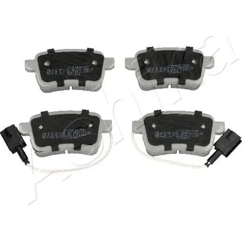 Brzdová destička Sada brzdových destiček, kotoučová brzda ASHIKA 51-00-0205