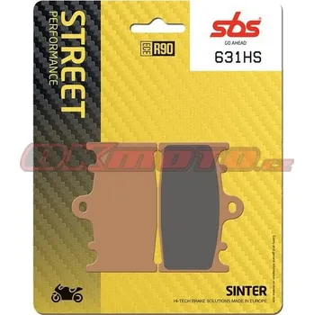 Brzdová destička Přední brzdové destičky SBS 631HS - Suzuki GSF 650 Bandit, 650ccm - 07-13
