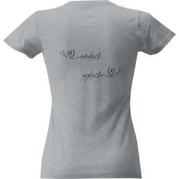 Dámské tričko Tričko s potiskem Nádech Výdech srdce dámské