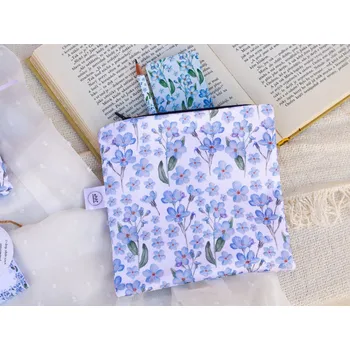 Penál ePiPí Taštička čtverec - Pomněnky Barva zipu: bílá