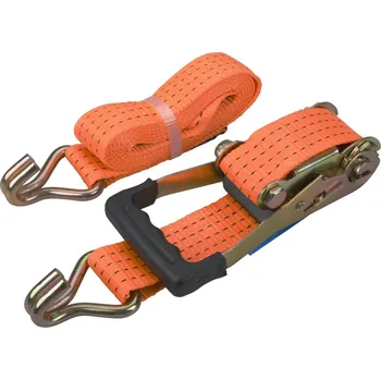 Upínací popruh pás upínací ráčnový s háky, 3m x 50mm, max. 4000kg