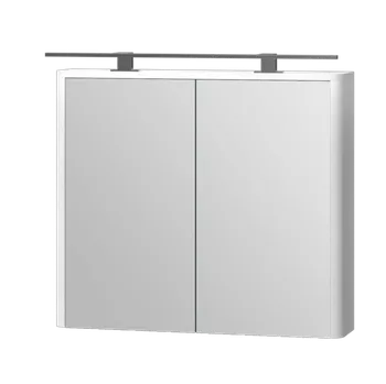 Zrcadlo Lavedo Livorno Structure White 80 zrcadlová skříňka do koupelny s LED osvětlením