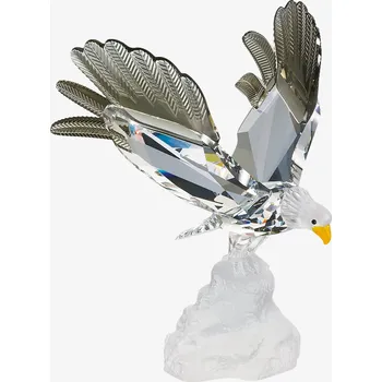 Skleněná figurka Orel z českého křišťálu Preciosa