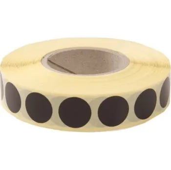 Terč na sportovní střelbu Zálepky na terče 19 mm - černé