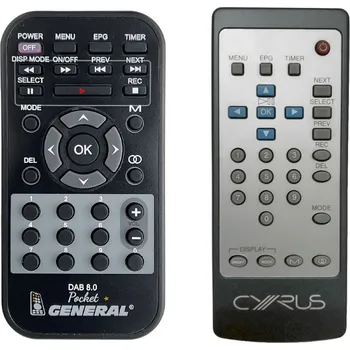CYRUS DAB 8-0 - dálkový ovladač duplikát