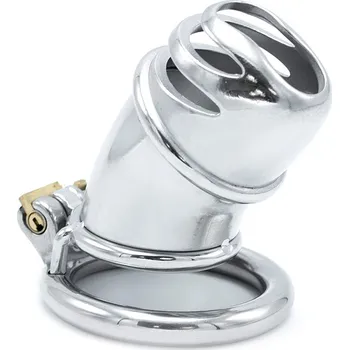 Pás cudnosti Kiotos Steel Modern Tube Chastity Device